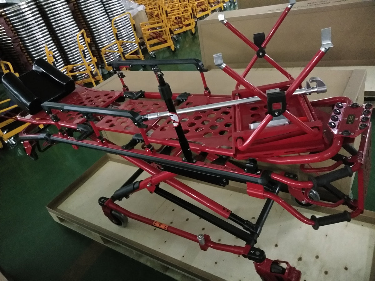 HP- 2E Stryker Style Ambulance Automatic Loading Stretcher For Sale